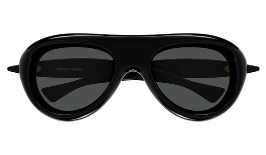 Bottega Veneta BV1483S Sunglasses - Black / Grey