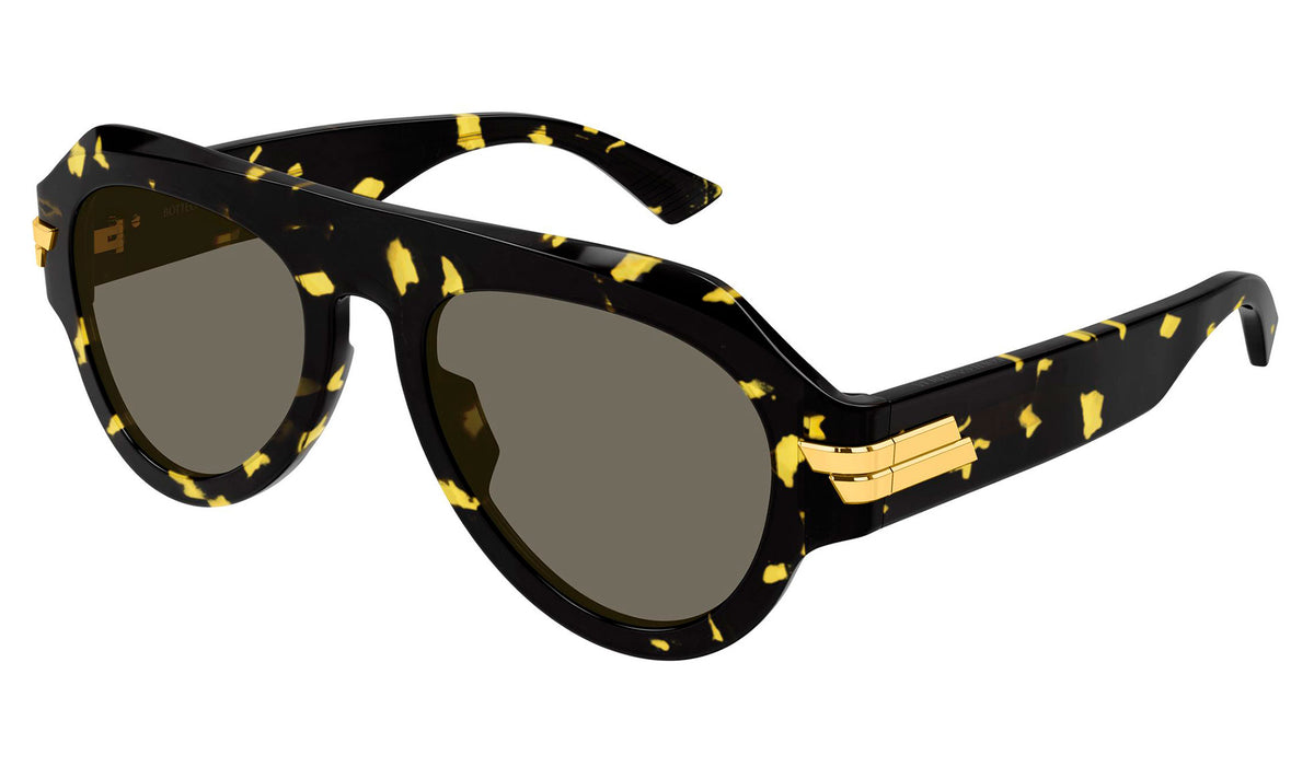 Bottega Veneta BV1488S Sunglasses - Havana / Brown