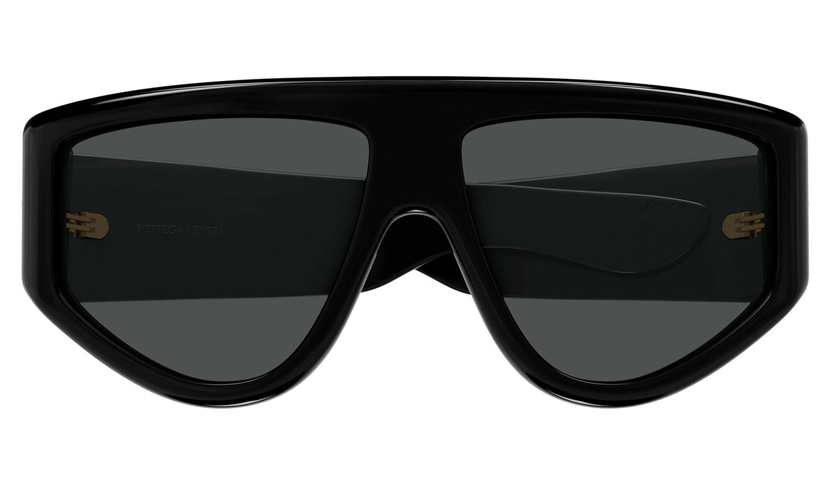 Bottega Veneta BV1492S Sunglasses - Black / Grey