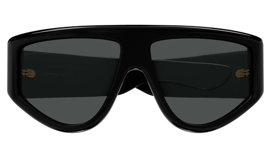 Bottega Veneta BV1492S Sunglasses - Black / Grey