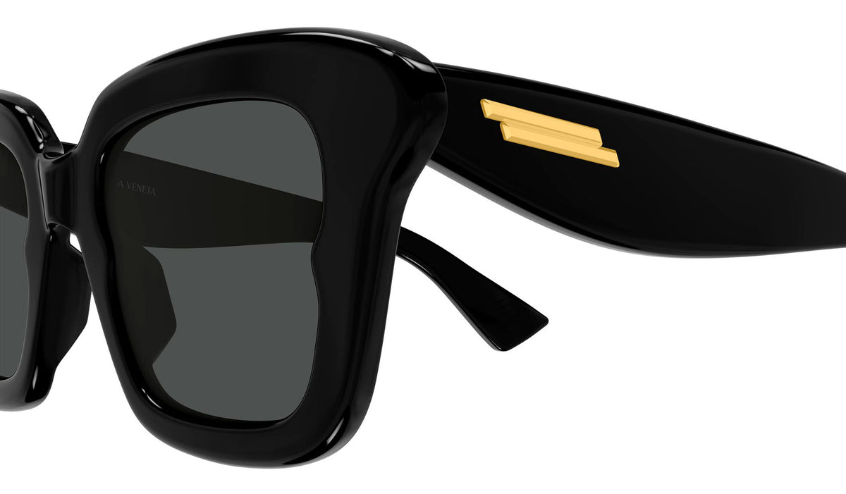 Bottega Veneta BV1493S Sunglasses - Black / Grey