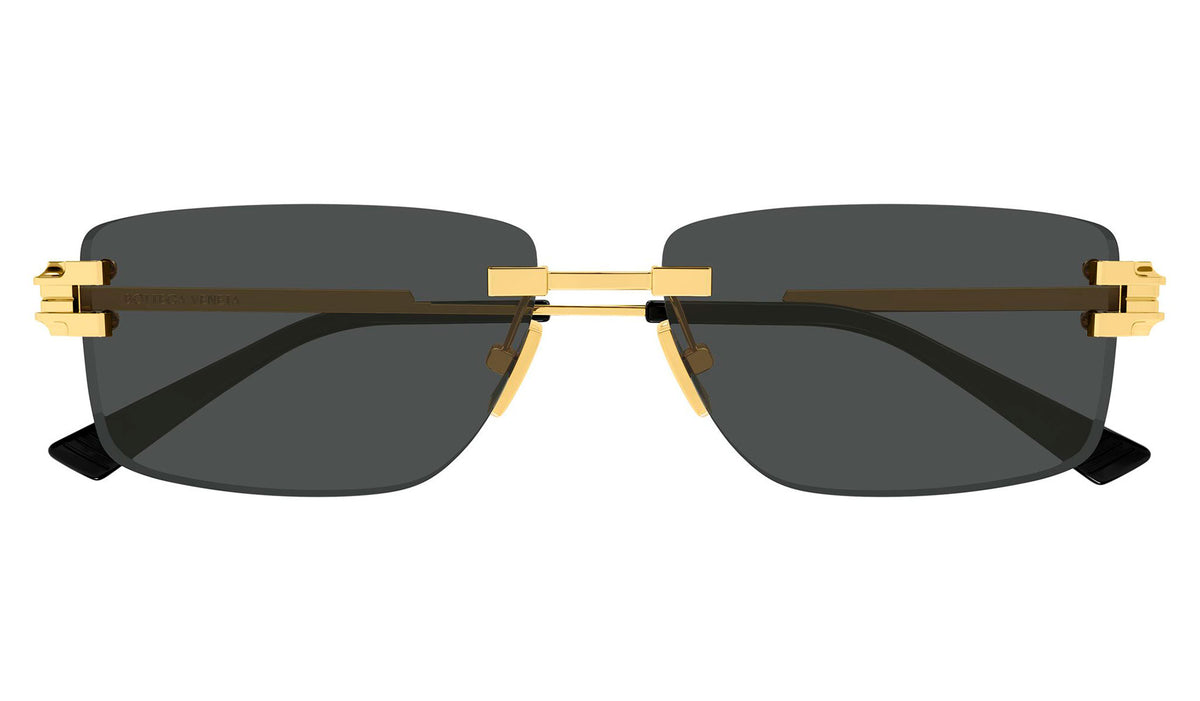 Bottega Veneta BV1511S Sunglasses - Gold / Grey