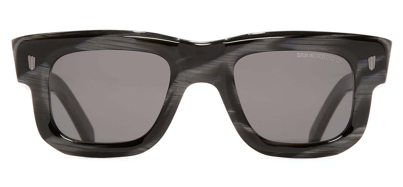 Cutler and Gross 1402 T1 Sunglasses - Obsidian Black / Grey