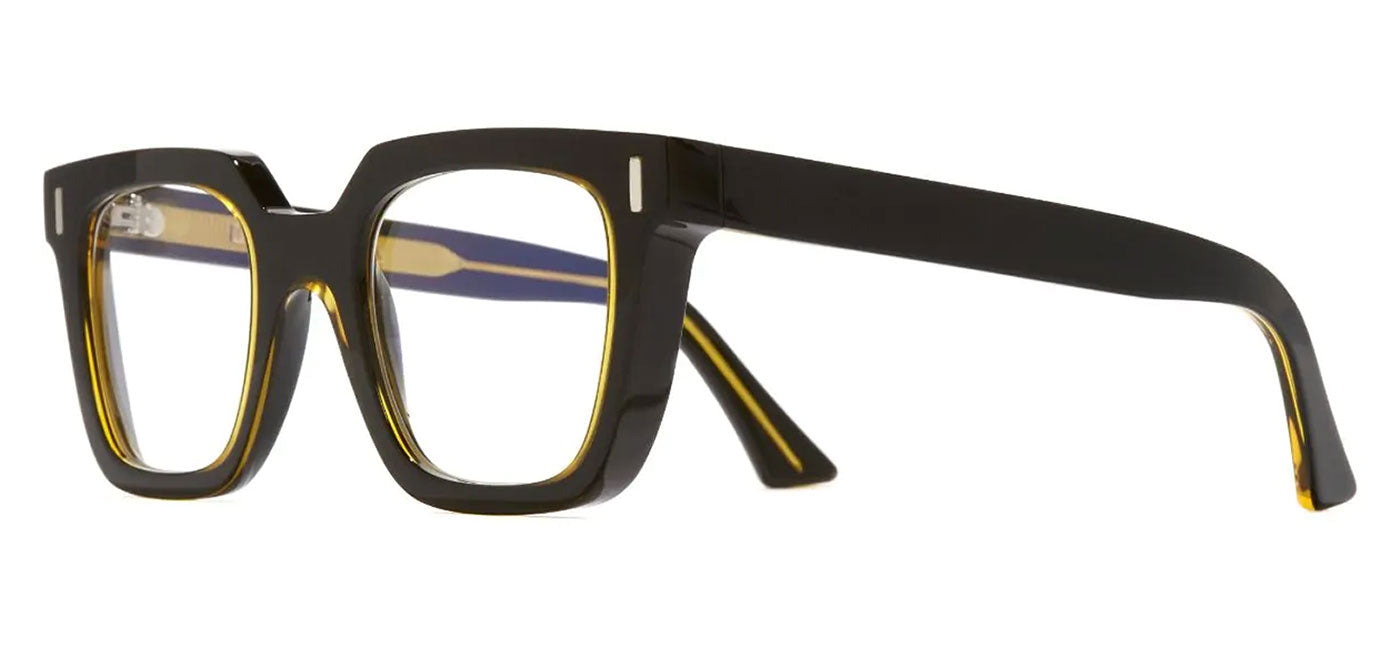 Cutler and Gross 1305 Glasses - Yellow on Black