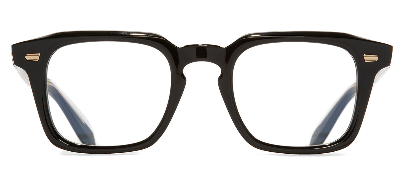 Cutler and Gross 1416 Glasses - Black on Crystal