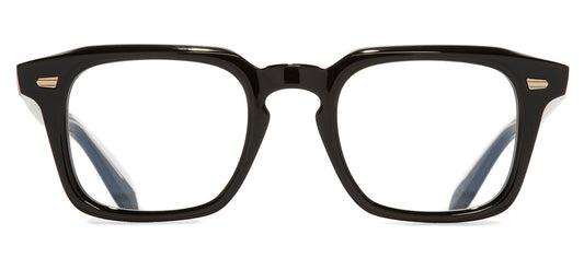 Cutler and Gross 1416 Glasses - Black on Crystal