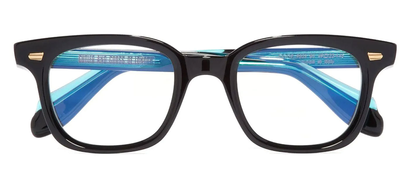 Cutler and Gross 9521 Glasses - Teal on Black