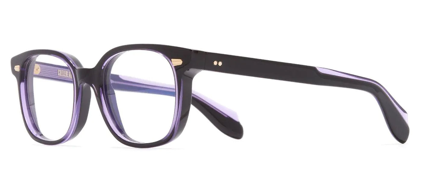 Cutler and Gross 9990 Glasses - Purple on Black