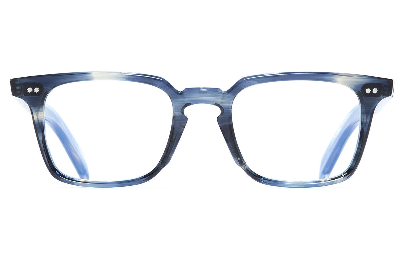 Cutler and Gross GR10 Glasses - Striped Dark Blue