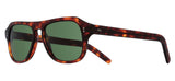 Cutler and Gross 0822V2 Sunglasses - Dark Turtle / Green