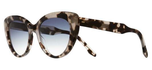 Cutler and Gross 1350 Sunglasses - Jet Engine Grey / Blue Gradient