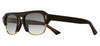 Cutler and Gross 1353 Sunglasses - Black Taxi & Gold / Grey Gradient