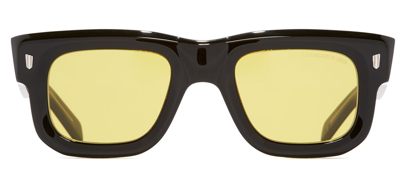 Cutler and Gross 1402 Sunglasses - Black / Yellow