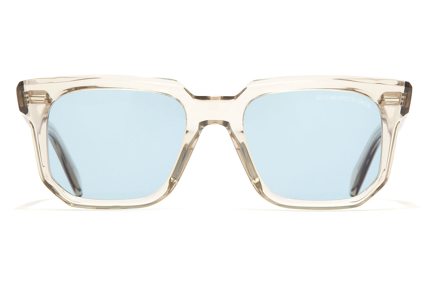 Cutler and Gross 1410 Sunglasses - Sand Crystal / Blue