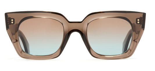 Cutler and Gross 1422 Sunglasses - Brown Crystal / Green