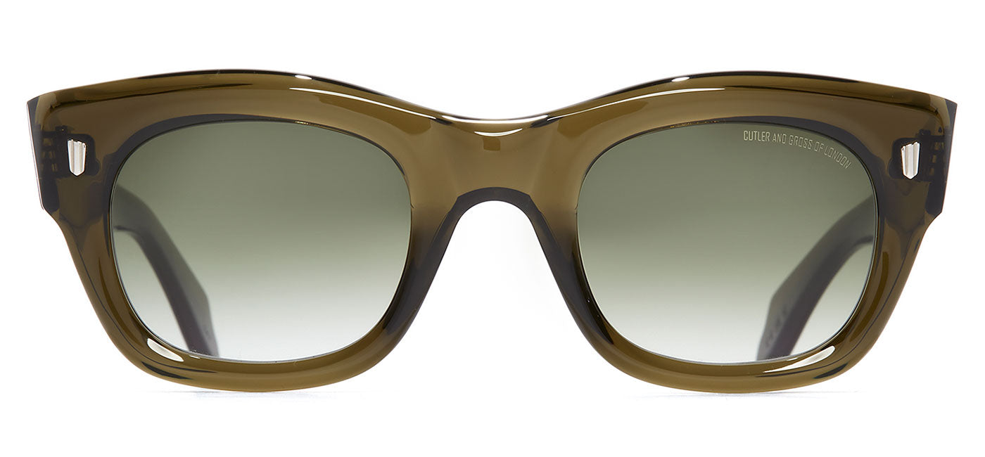 Cutler and Gross 9261 Sunglasses - Olive  / Green Gradient