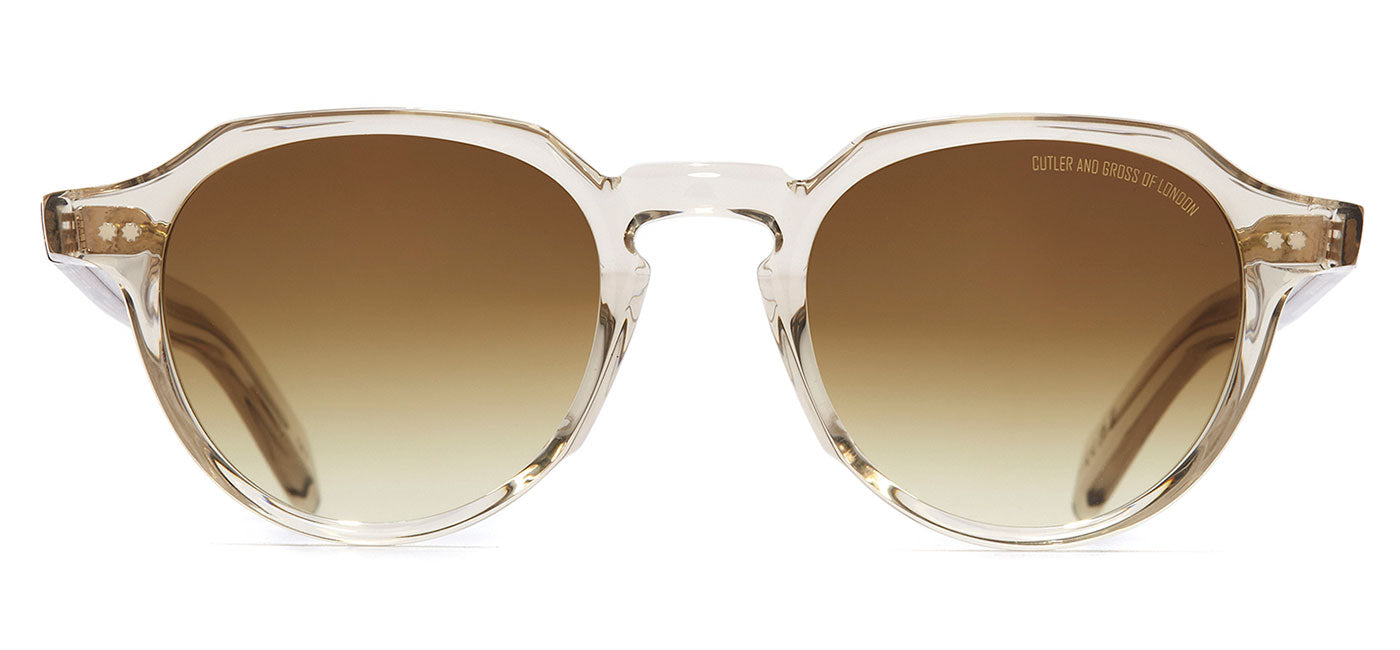 Cutler and Gross GR06 Sunglasses - Sand Crystal / Brown Gradient