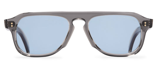 Cutler and Gross GR14 Sunglasses - Grey on Granny Chic / Blue