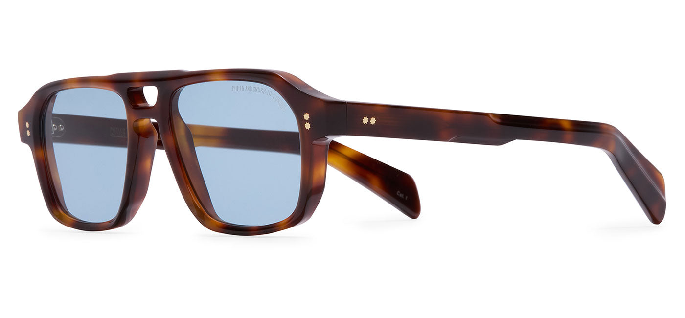 Cutler and Gross GR15 Sunglasses - Havana / Blue