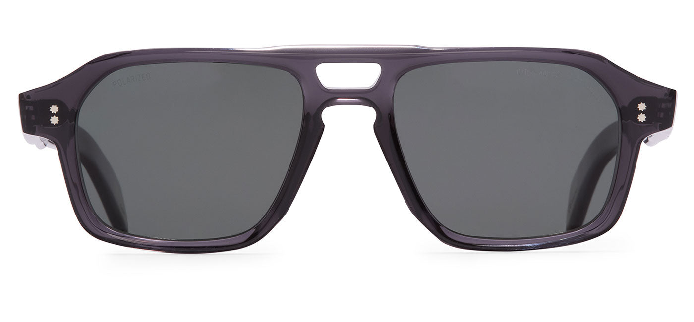 Cutler and Gross GR15 Sunglasses - Dark Grey / Polarised Grey