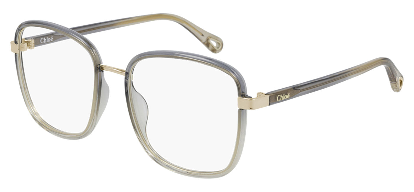 Chloe CH0034O Glasses - Transparent Grey & Gold