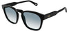 Chloe CH0160S Sunglasses - Black / Blue Gradient