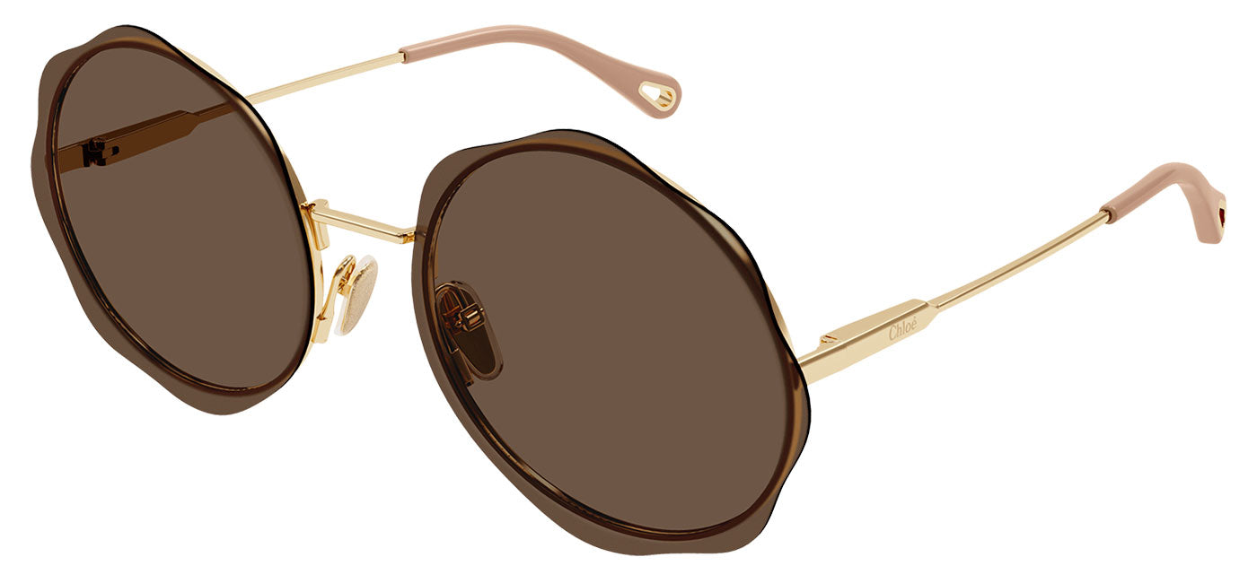 Chloe CH0202S Sunglasses - Gold / Brown
