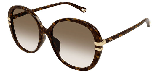 Chloe CH0207SK Sunglasses - Havana / Brown Gradient