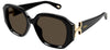 Chloe CH0236 Sunglasses - Black / Brown