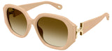 Chloe CH0236 Sunglasses - Ivory / Brown Gradient