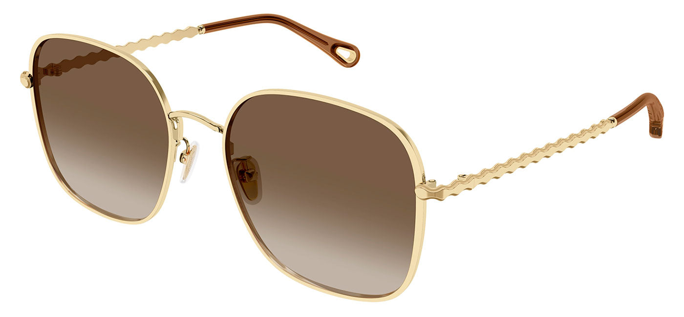 Chloe CH0255SK Sunglasses - Gold / Brown