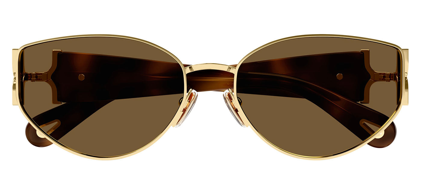 Chloe CH0260S Sunglasses - Gold & Havana / Brown