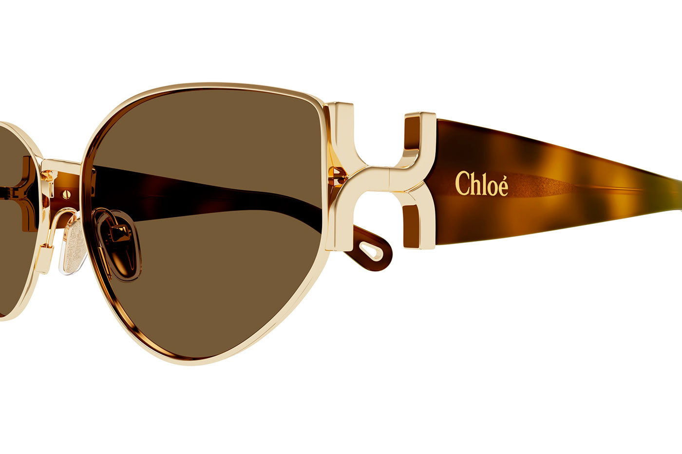 Chloe CH0260S Sunglasses - Gold & Havana / Brown