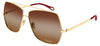 Chloe CH0278S Sunglasses - Gold / Brown