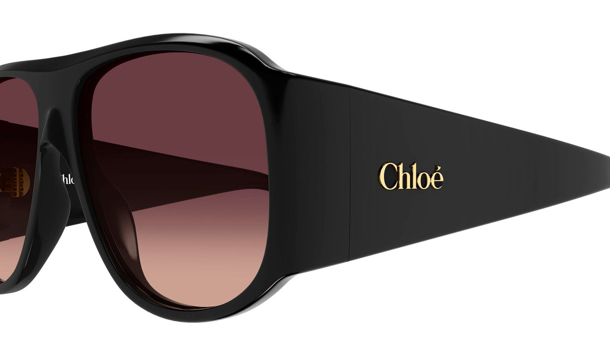 Chloe CH0347S Sunglasses - Black / Red