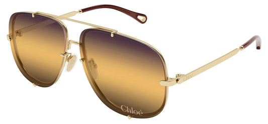 Chloe CH0348S Sunglasses - Gold / Yellow Gradient