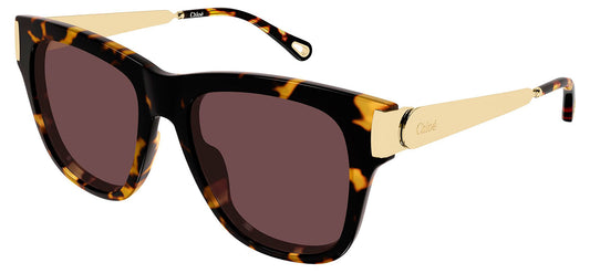Chloe CH0349S Sunglasses - Havana / Violet