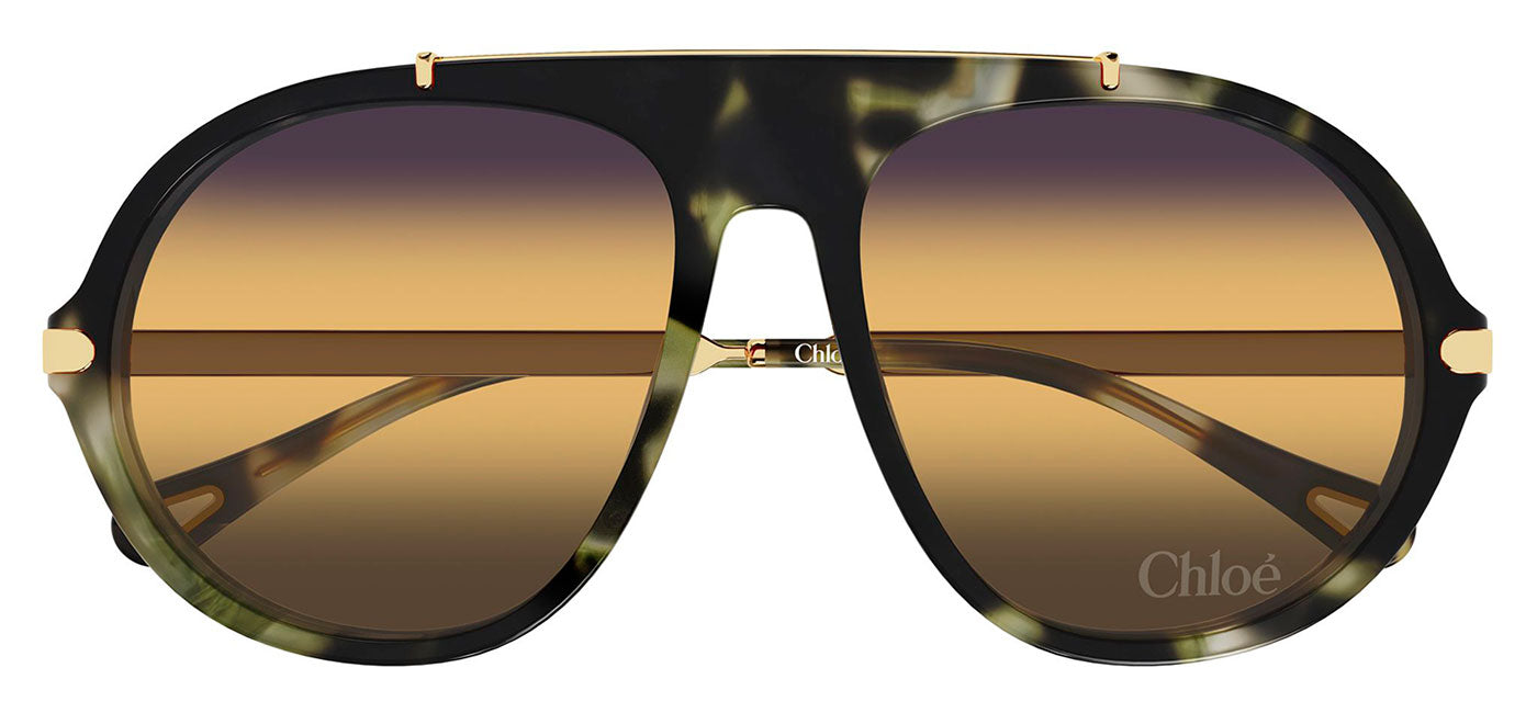 Chloe CH0357S Sunglasses - Havana / Yellow Gradient