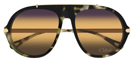 Chloe CH0357S Sunglasses - Havana / Yellow Gradient
