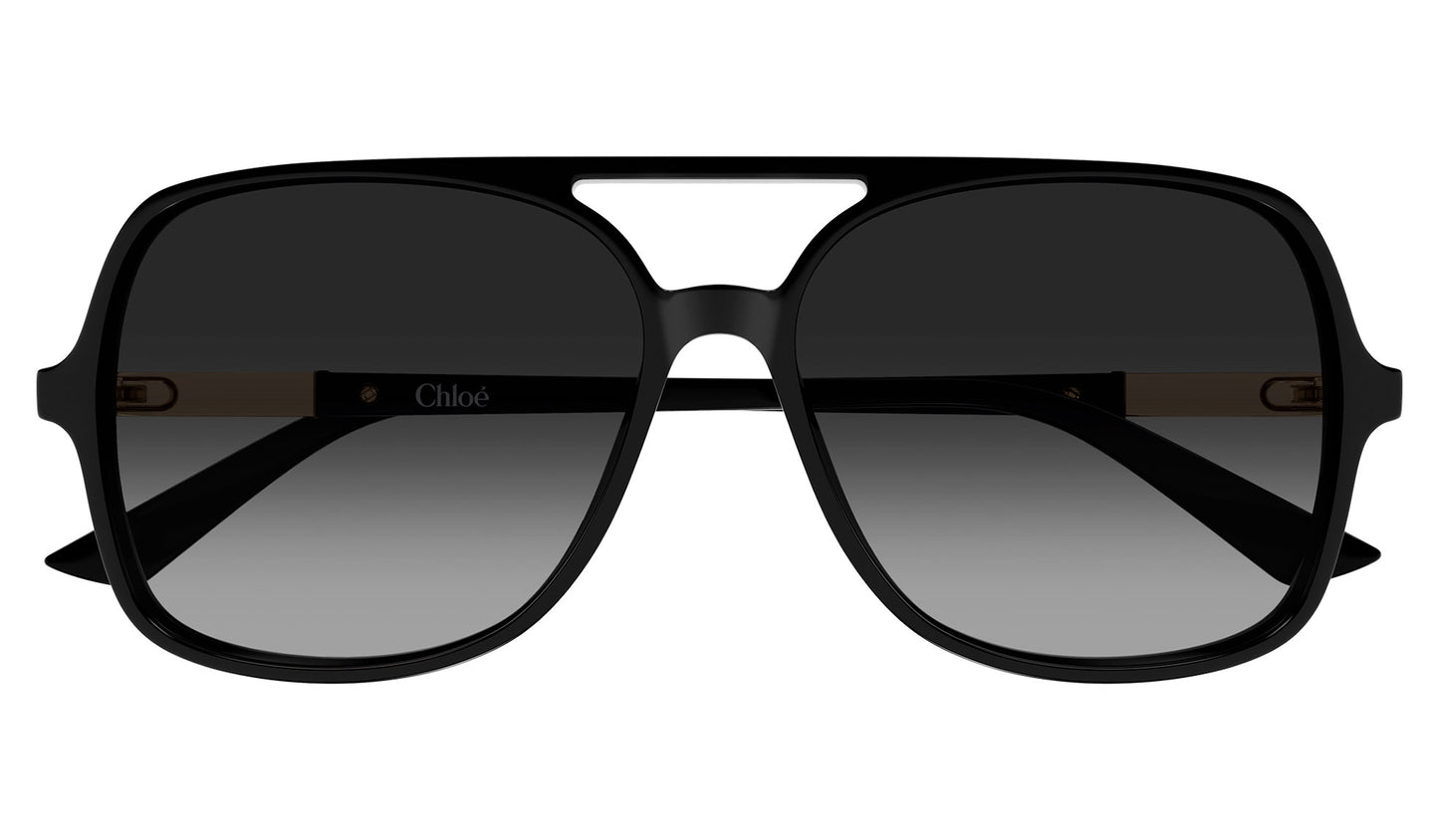 Chloe CH0364S Sunglasses - Black / Grey  Gradient