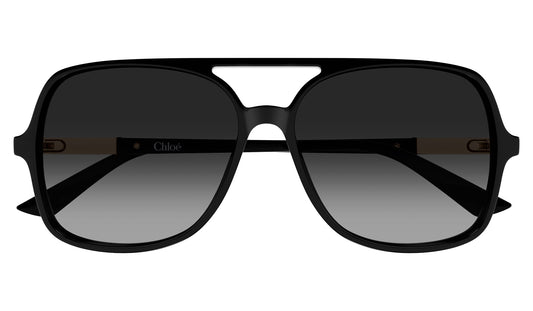 Chloe CH0364S Sunglasses - Black / Grey  Gradient