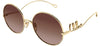 Chloe CH0372S Sunglasses - Gold / Brown Gradient