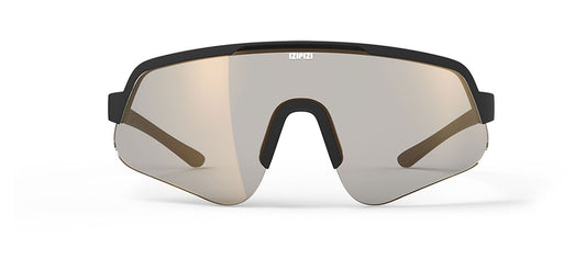 IZIPIZI Flash Sunglasses - Matte Black / Gold Mirror Photochromic