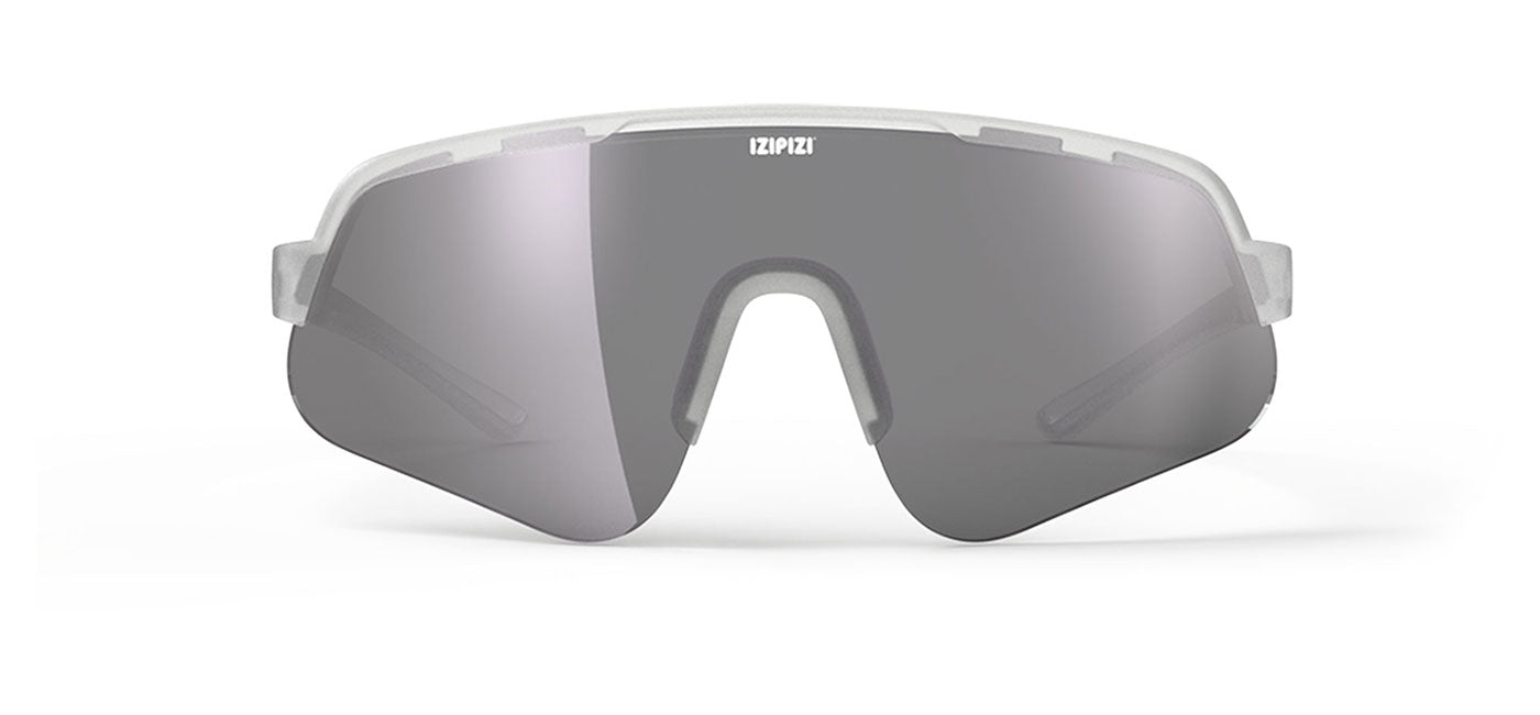 IZIPIZI Flash Sunglasses - Crystal / Silver Mirror Photochromic
