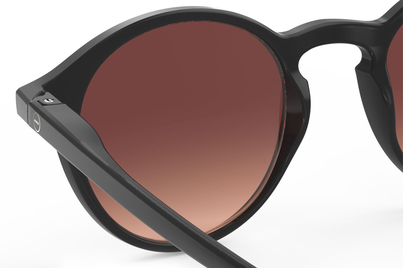 IZIPIZI #D Sunglasses - Crossroads Black Road / Brown Gradient Polarised
