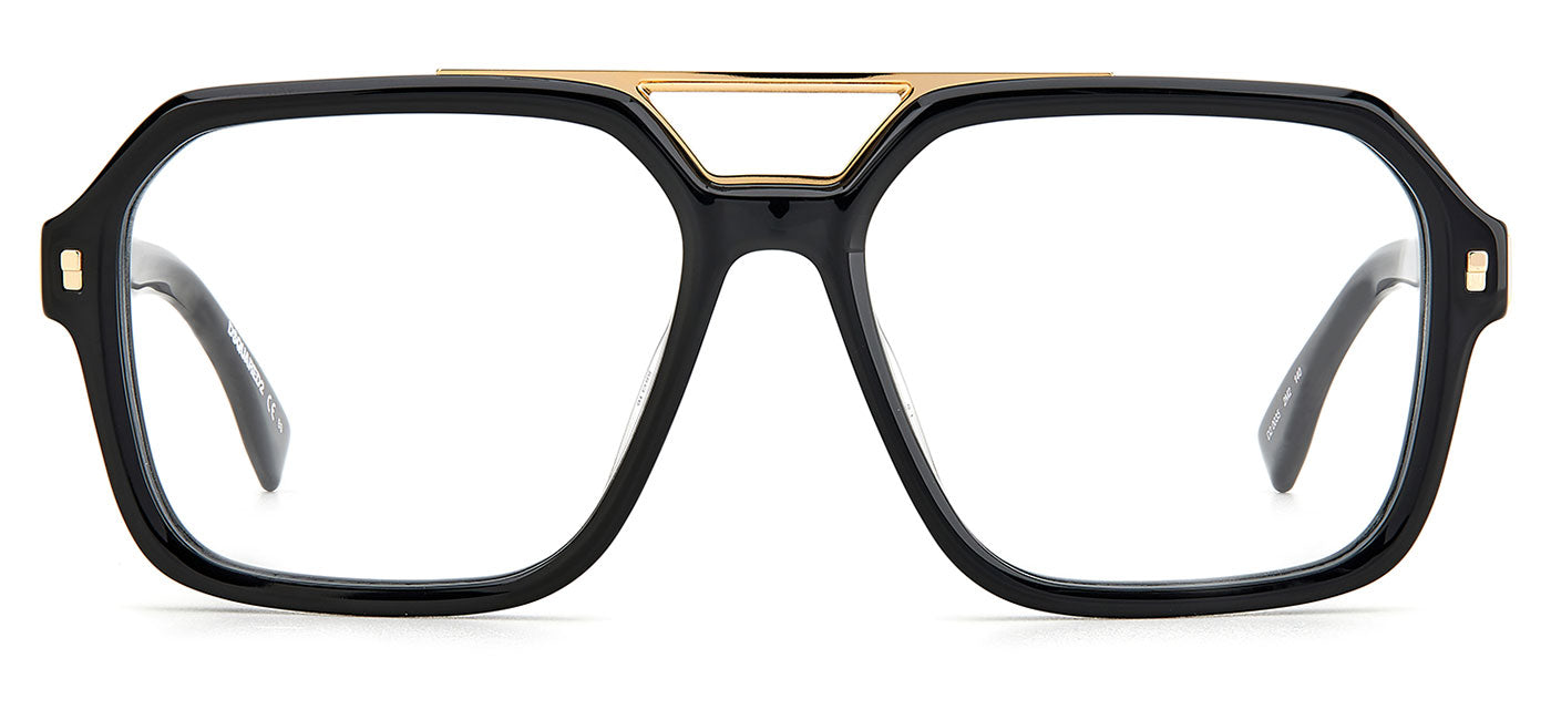 DSQUARED2 0035 Glasses - Black and Gold