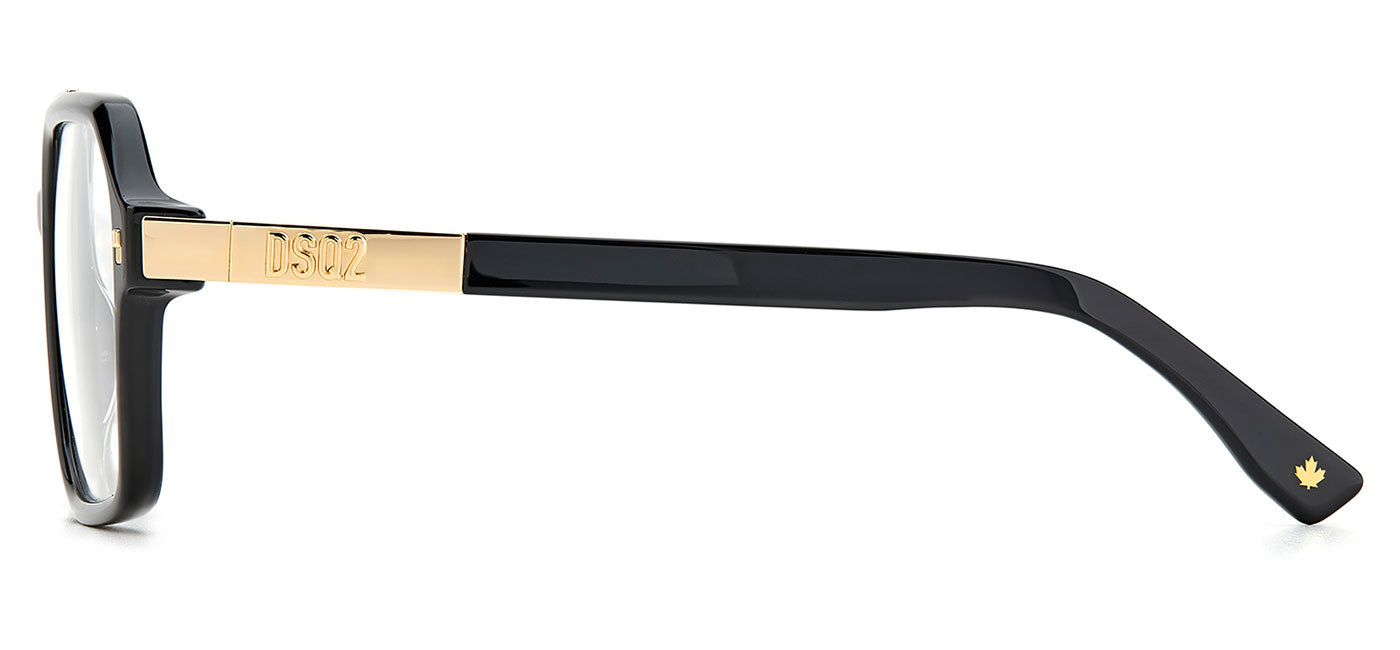 DSQUARED2 0035 Glasses - Black and Gold