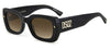 DSQUARED2 0061/S Sunglasses - Black / Brown Shaded