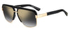 DSQUARED2 0084/S Sunglasses - Black & Gold / Grey Gradient