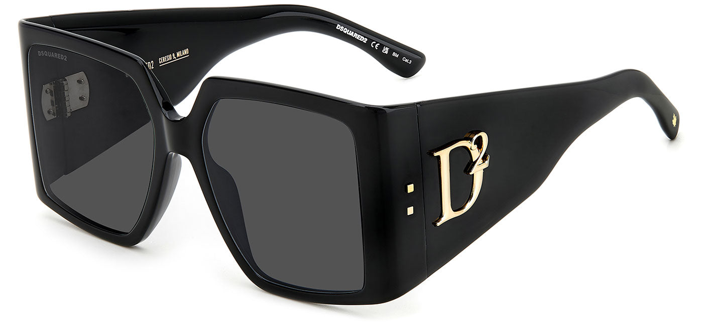 DSQUARED2 0096/S Sunglasses - Black / Grey